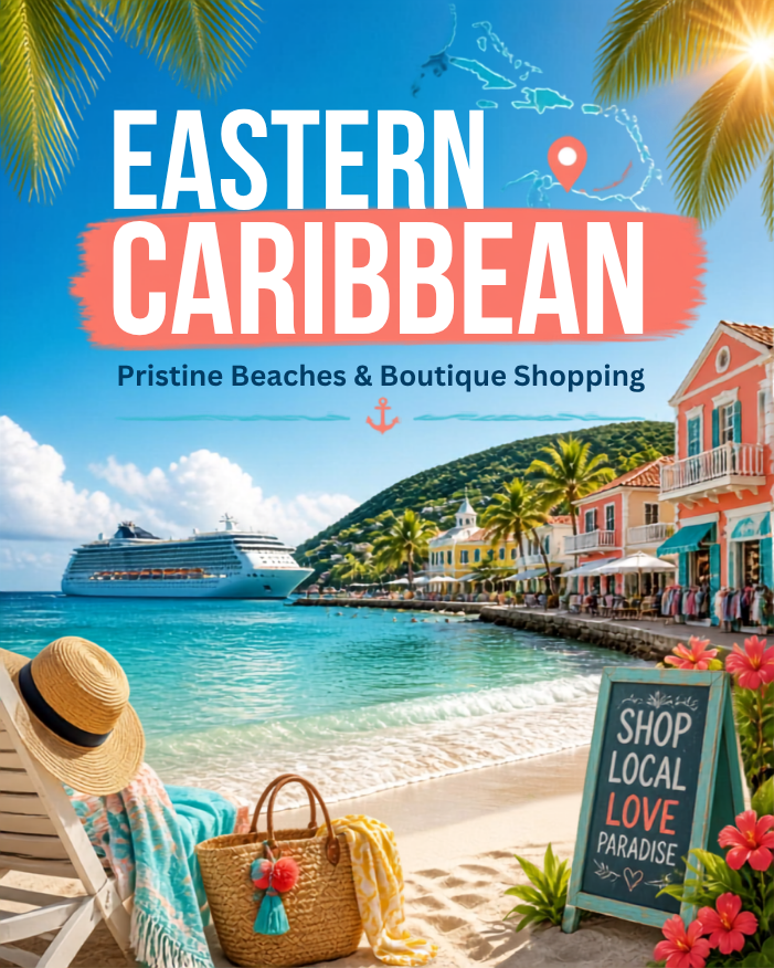 Eastern Caribbean WITH Pristine Beaches & Boutique Shopping