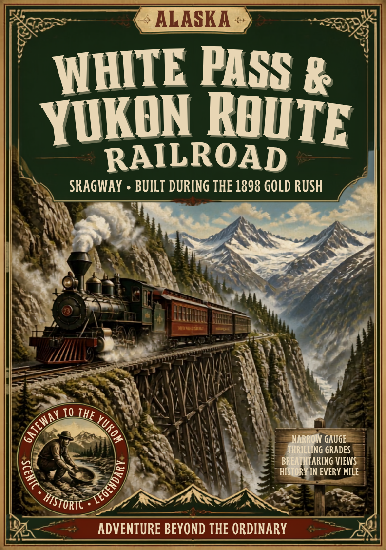 Ride the White Pass & Yukon Route Railroad (Skagway)