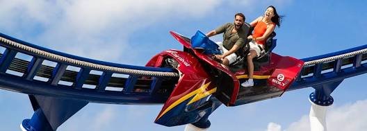 Carnival specializes in high-thrill, individual attractions like the BOLT sea coaster.. Source: Carnival Cruises / BOLT: Ultimate Sea Coaster | World's First Rollercoaster